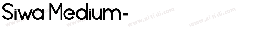 Siwa Medium字体转换